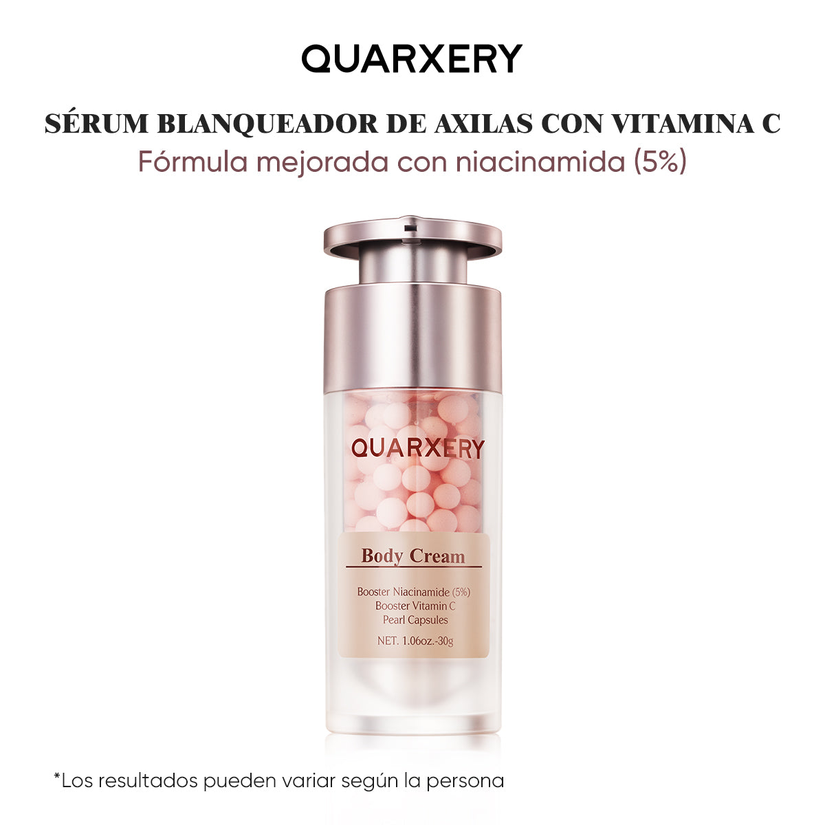 QUARXERY Cápsulas de Pera con Niacinamida al 5% - Suero para el Cuidado de la Piel