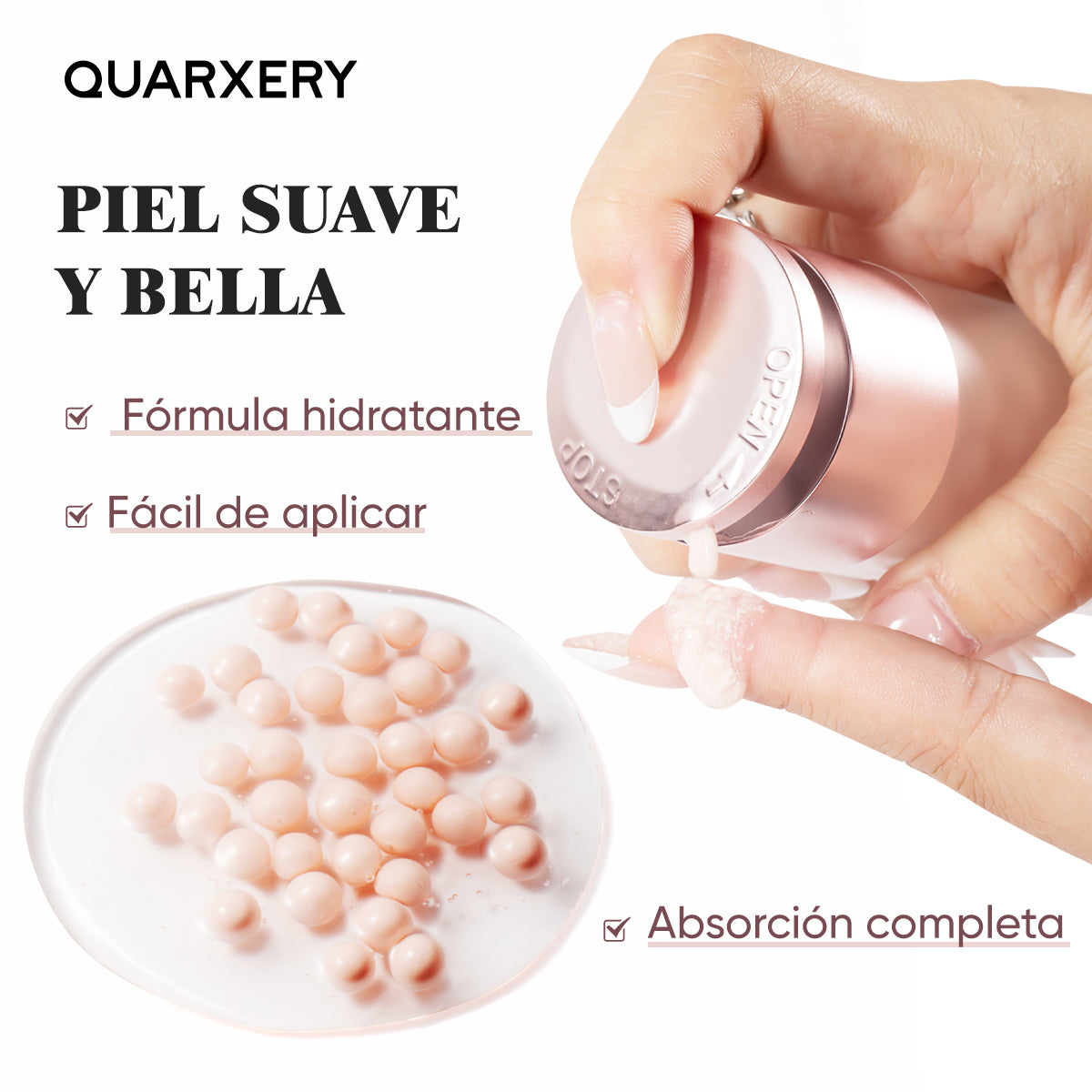 QUARXERY Cápsulas de Pera con Niacinamida al 5% - Suero para el Cuidado de la Piel